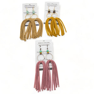 Phyllis Tassel w/Stone Brass Ring