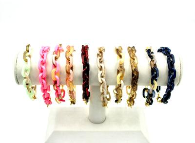 Link Bracelet - Acetate