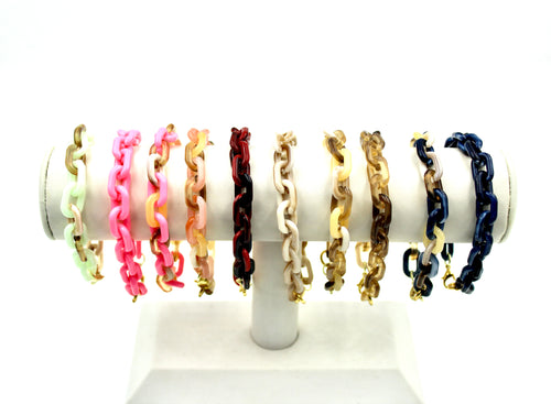 Link Bracelet - Acetate