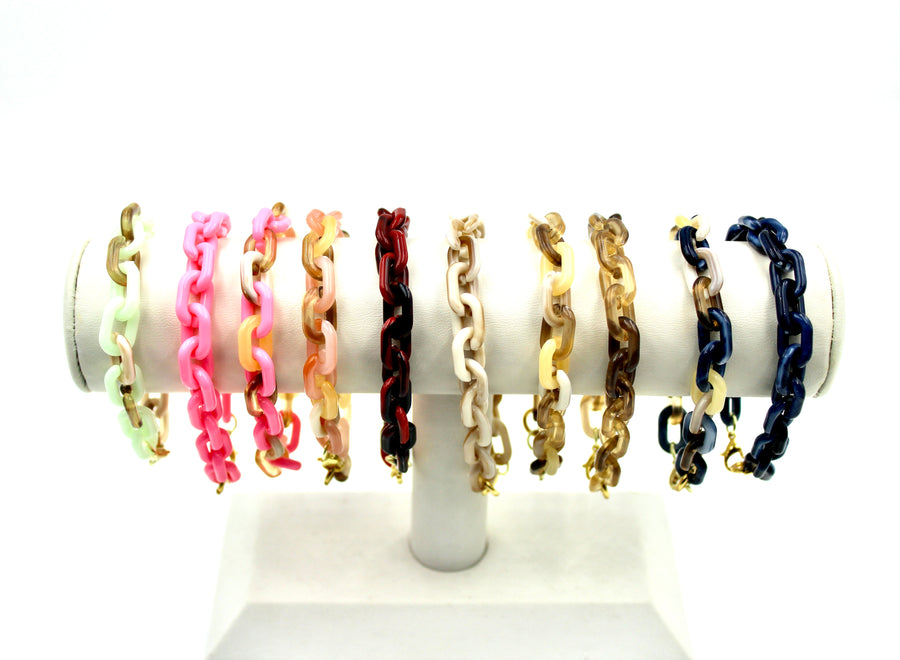 Link Bracelet - Acetate