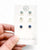 WHS Small Stone Stud Earrings