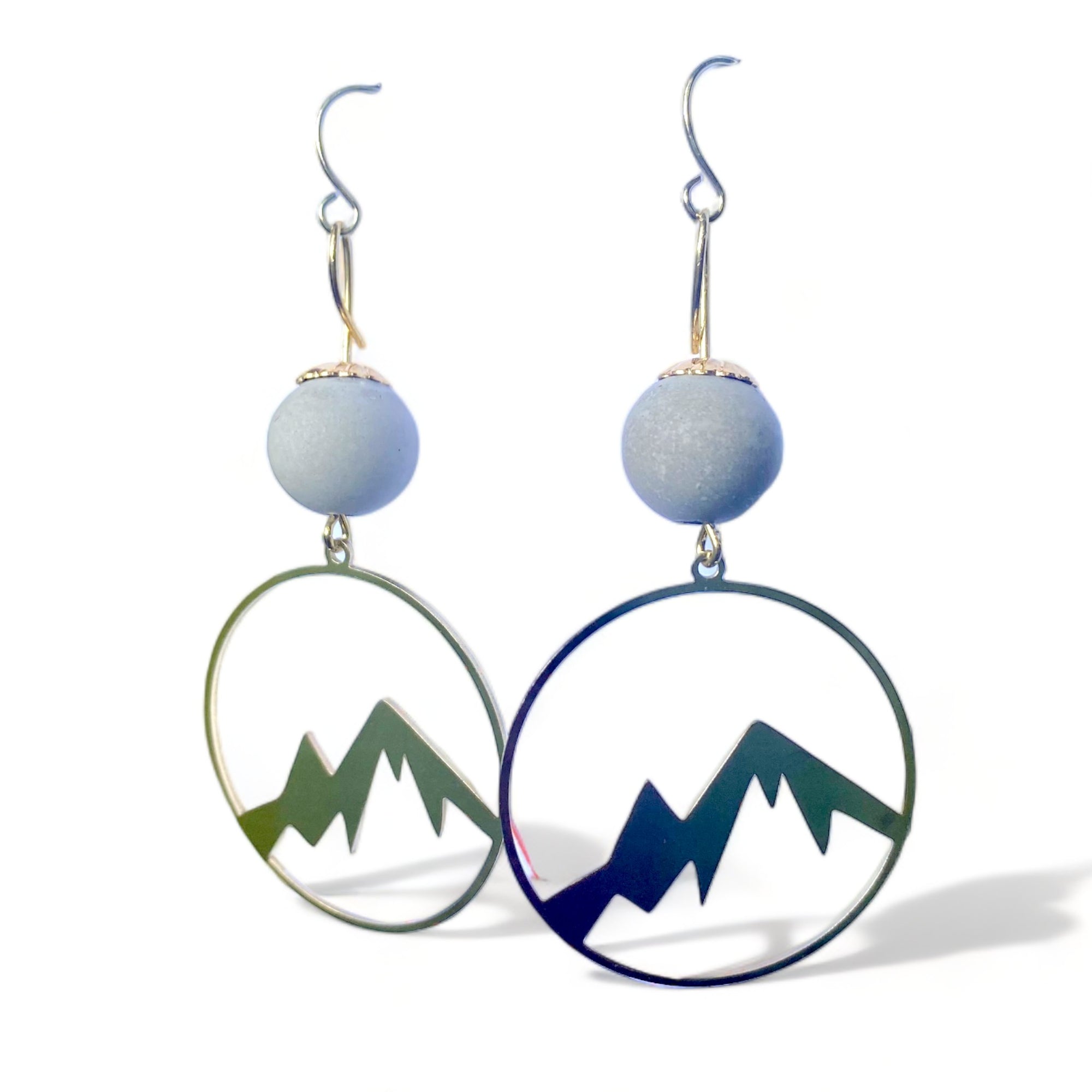 Concrete Mountain Earrings