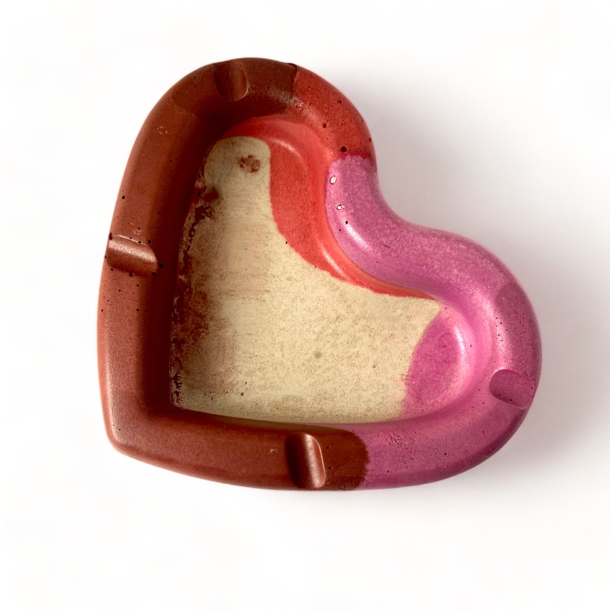 Concrete Heart Sage/Incense Tray