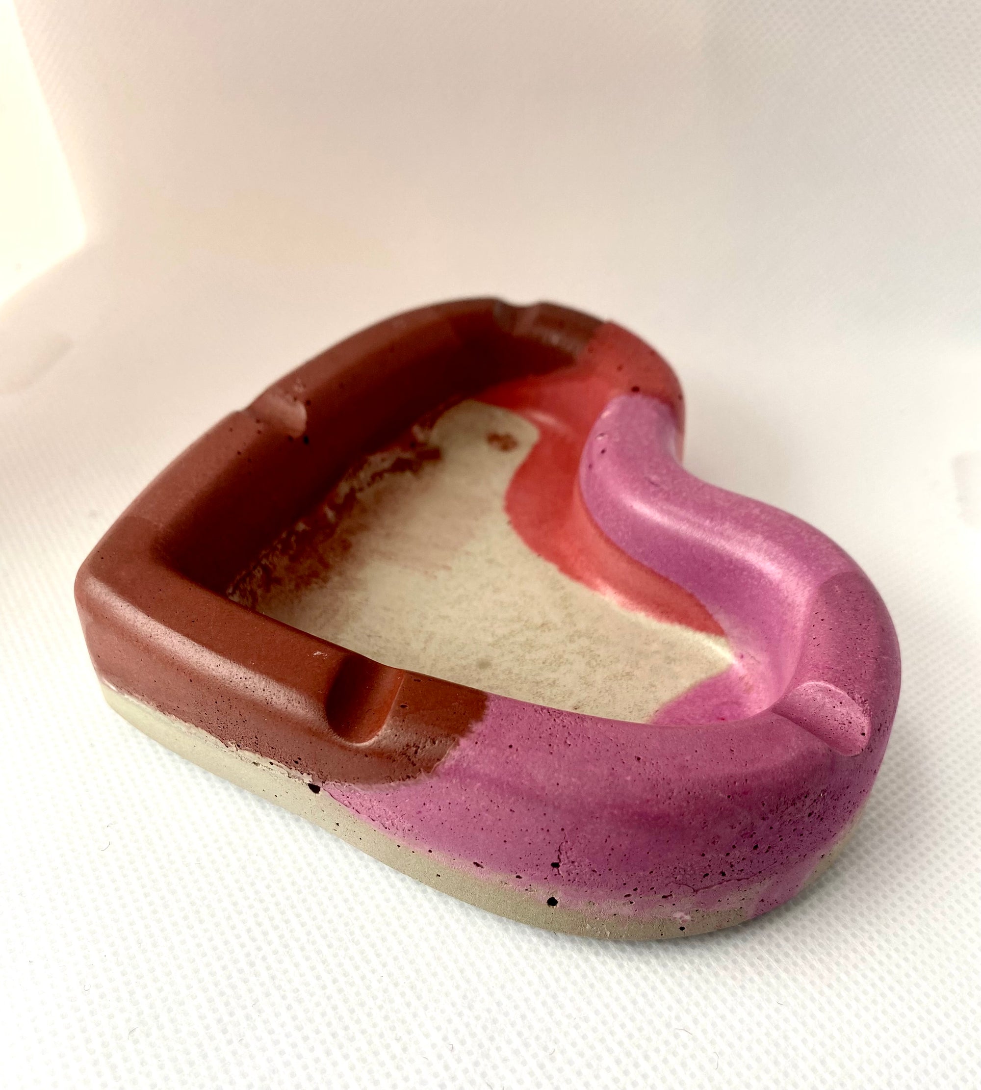 Concrete Heart Sage/Incense Tray