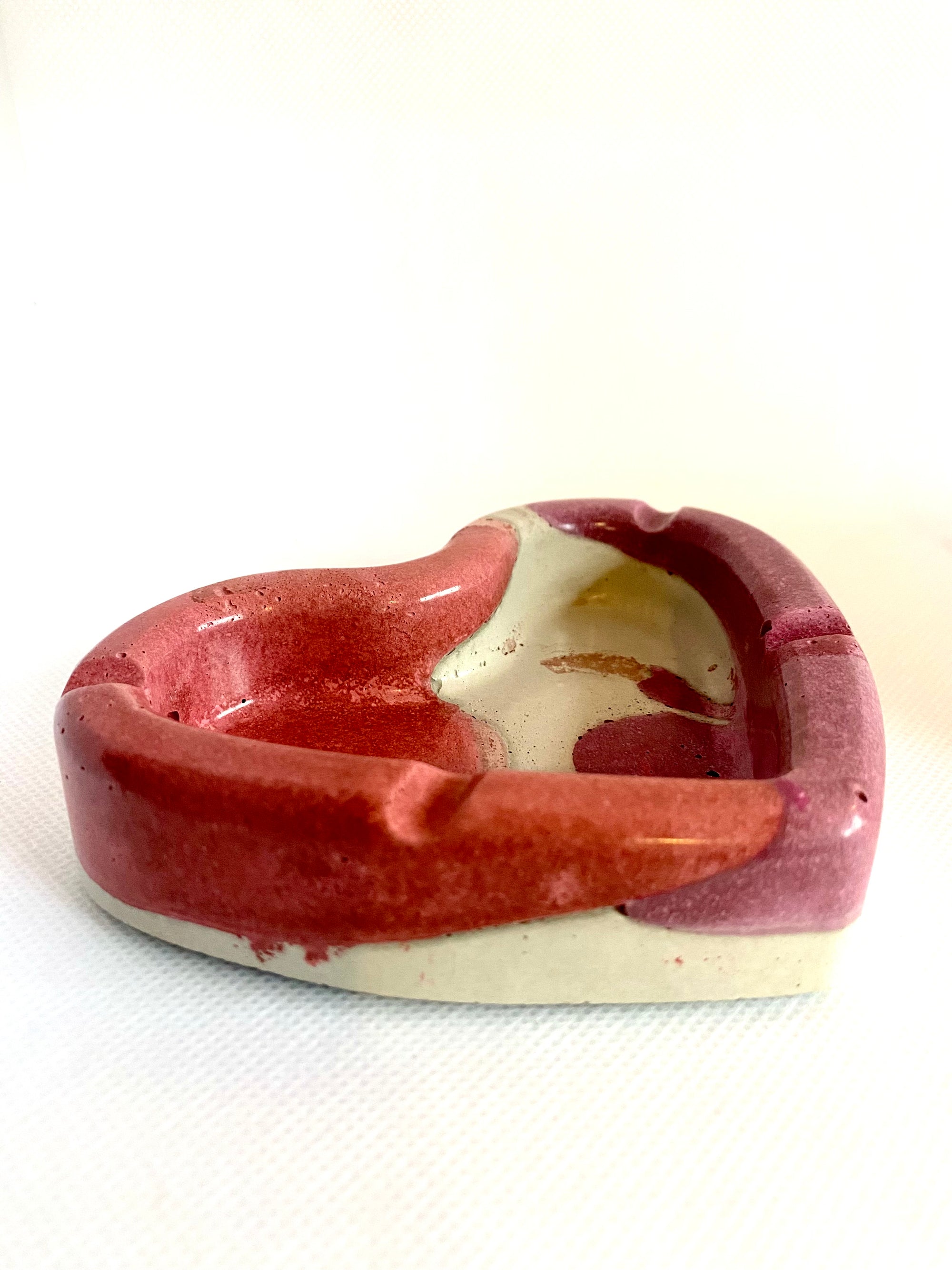 Concrete Heart Sage/Incense Tray