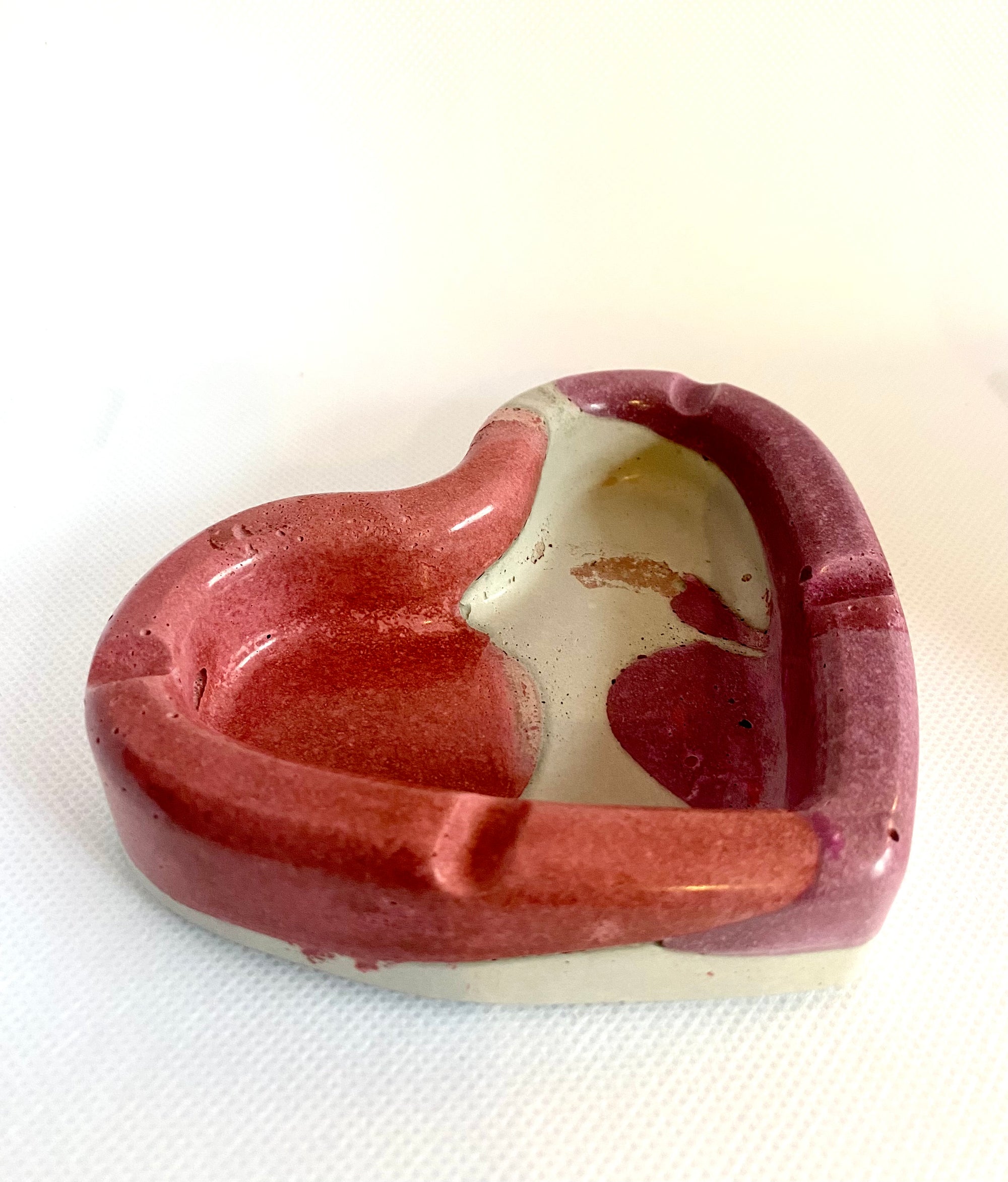 Concrete Heart Sage/Incense Tray