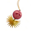 Concrete Botanical Necklace - Shades of Pink