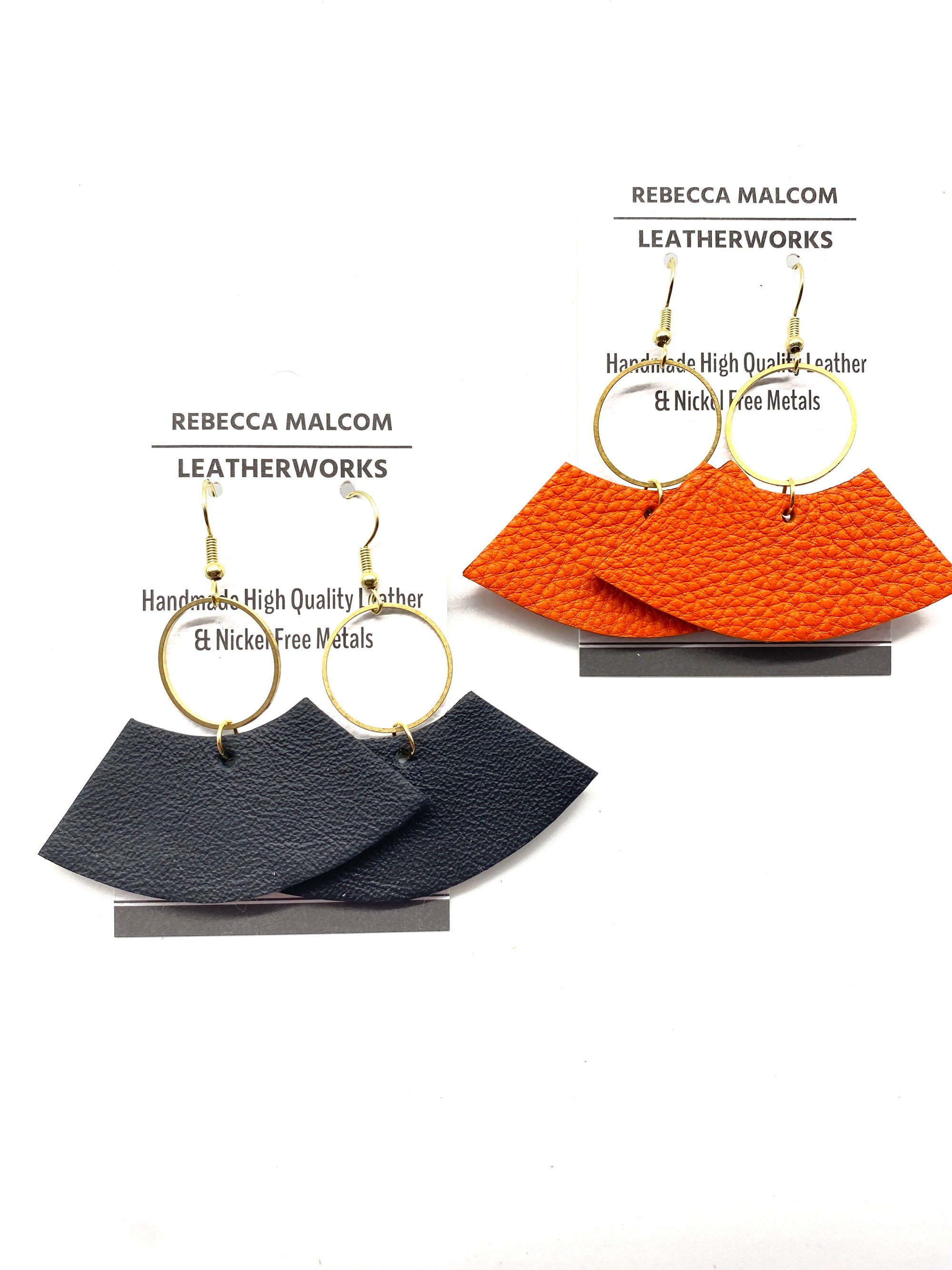 “Chrissie” Leather Earring