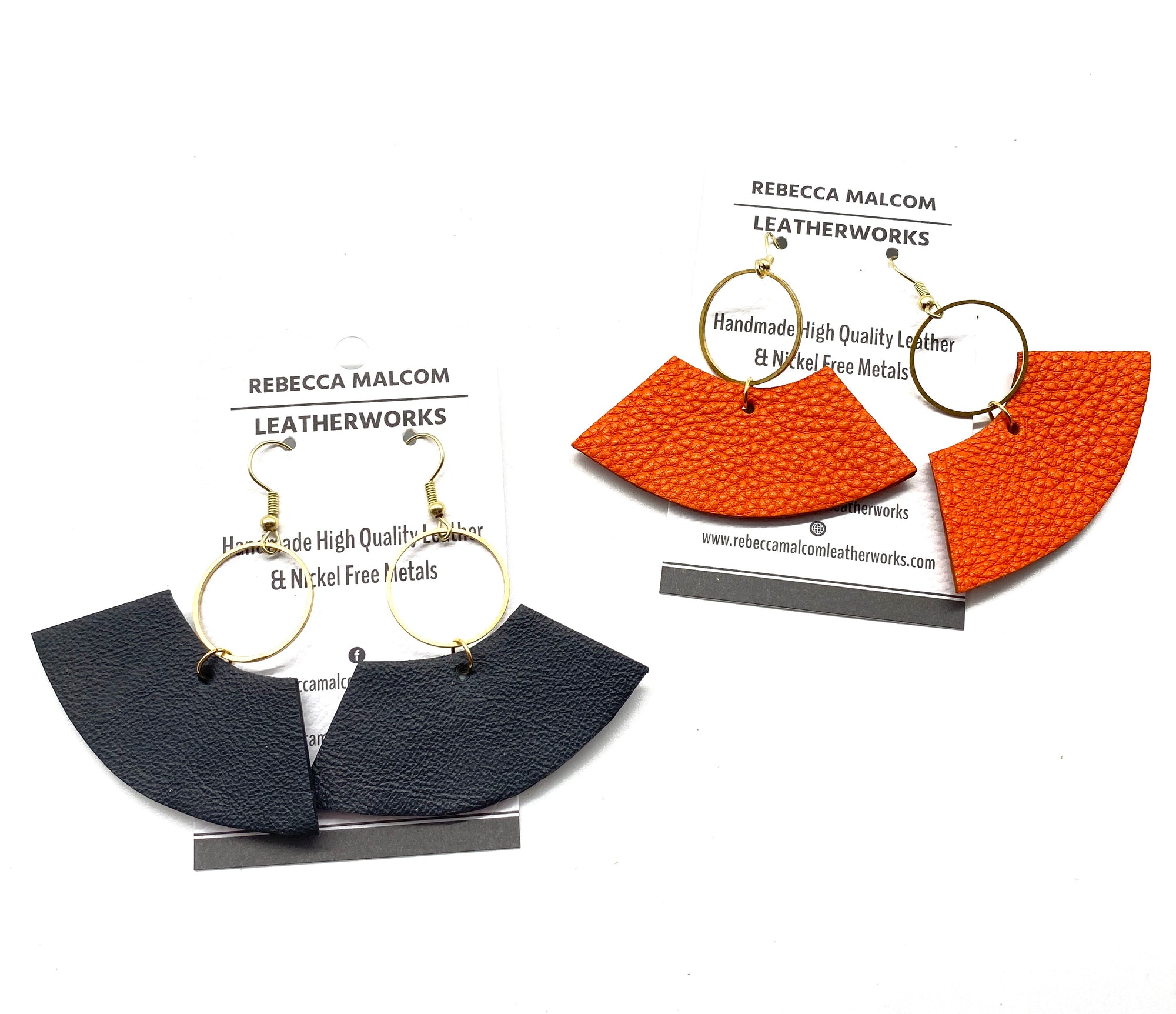 “Chrissie” Leather Earring