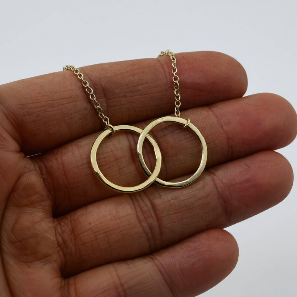 Simple Soldering 201 - Interlocking Hoop Necklace