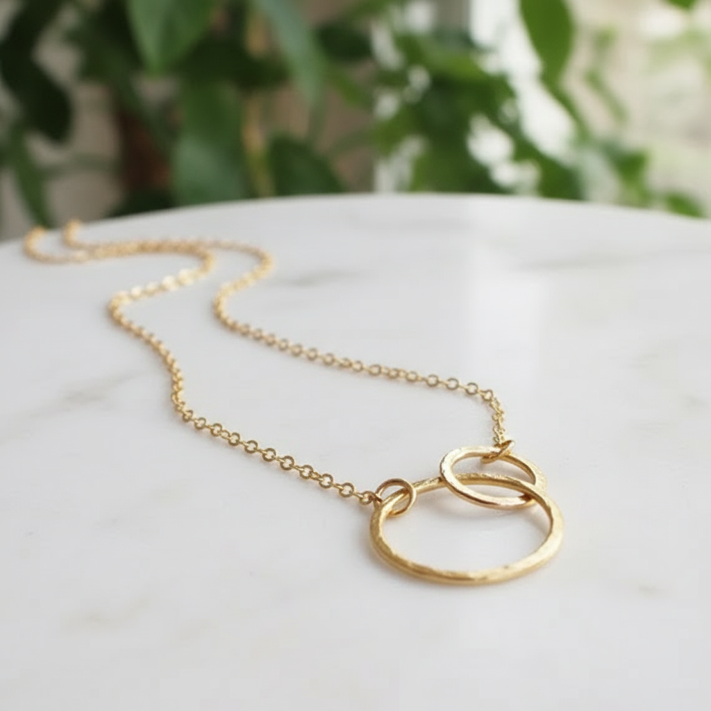 Simple Soldering 201 - Interlocking Hoop Necklace