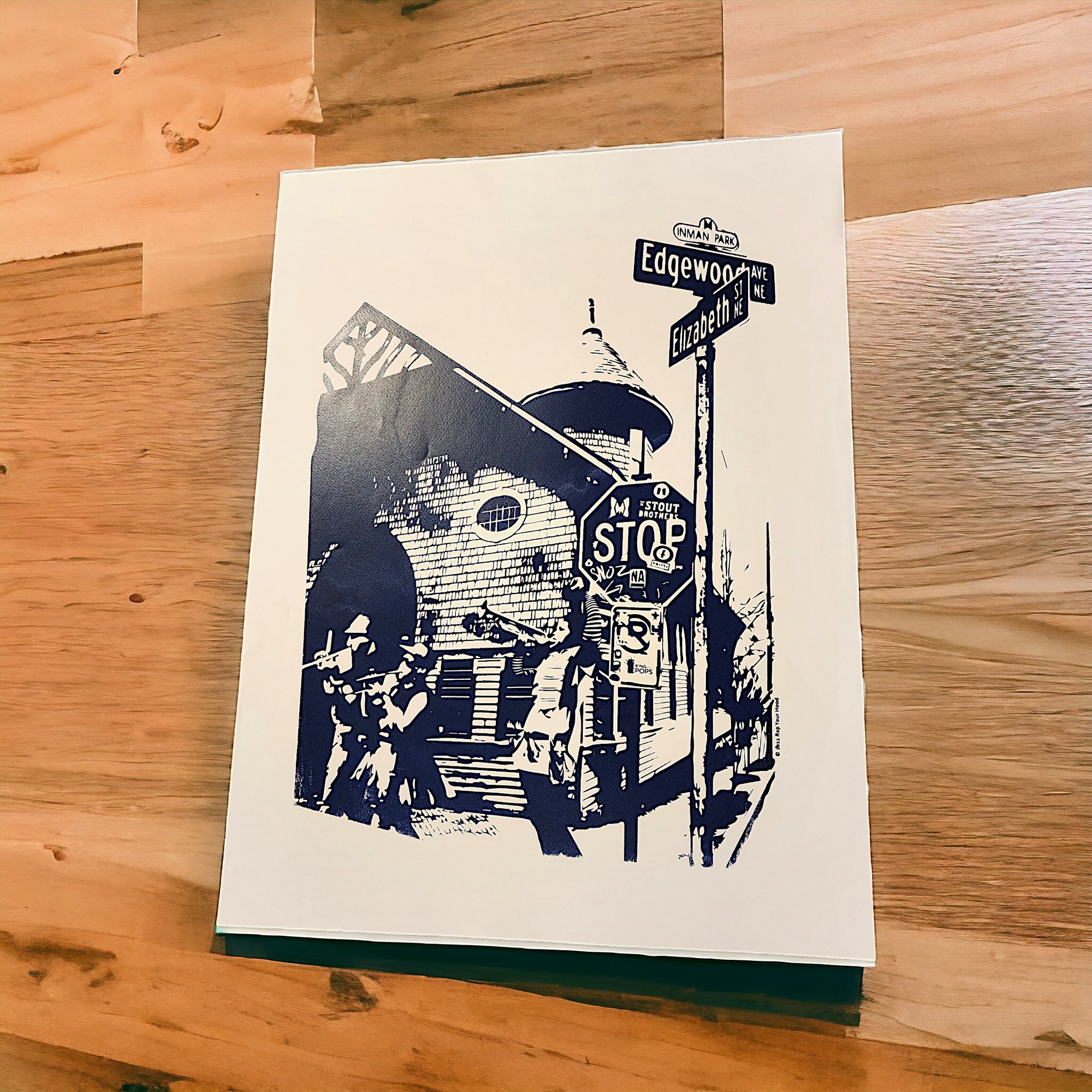 Inman Park - Edgewood Rep Your Hood Print