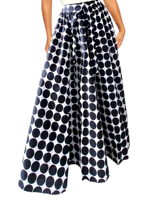 Nasha Polka Dot Maxi Skirt