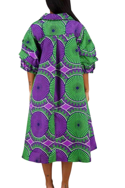 Kamara Ankara Fabric Dress