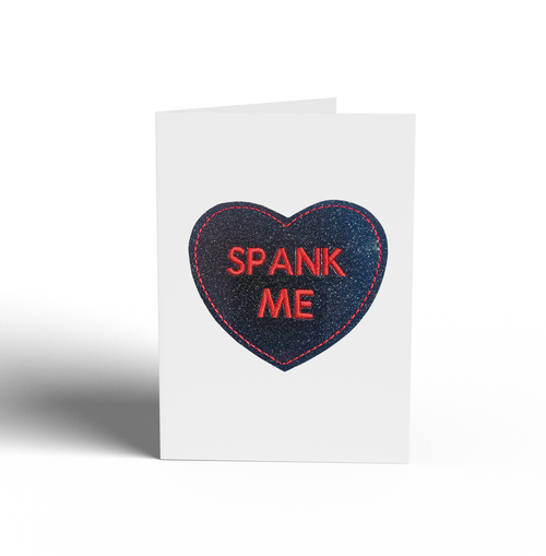 Spank Me Greeting Card with Magnet