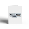 Yes Chef Greeting Card with Magnet