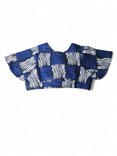 Lona Ankara Fabric Crop Top