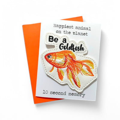 Goldfish Greeting Card with Magnet