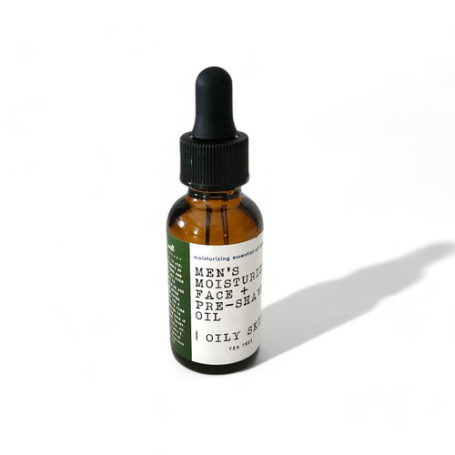 Men's Face and Pre-Shave oil - REGULAR, DRY OR OILY SKIN