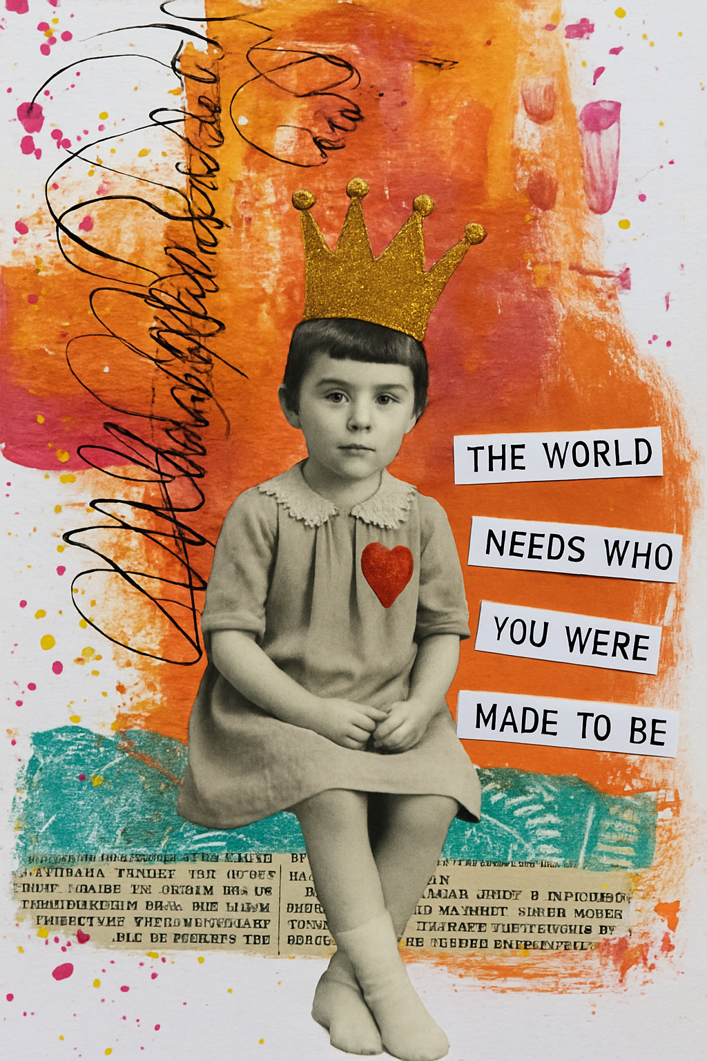 Modern Craft - Mixed Media Ephemera Art