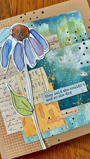 Modern Craft - Mixed Media Ephemera Art
