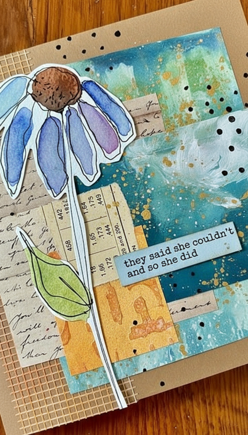 Modern Craft - Mixed Media Ephemera Art