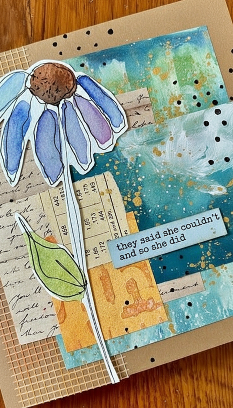 Modern Craft - Mixed Media Ephemera Art