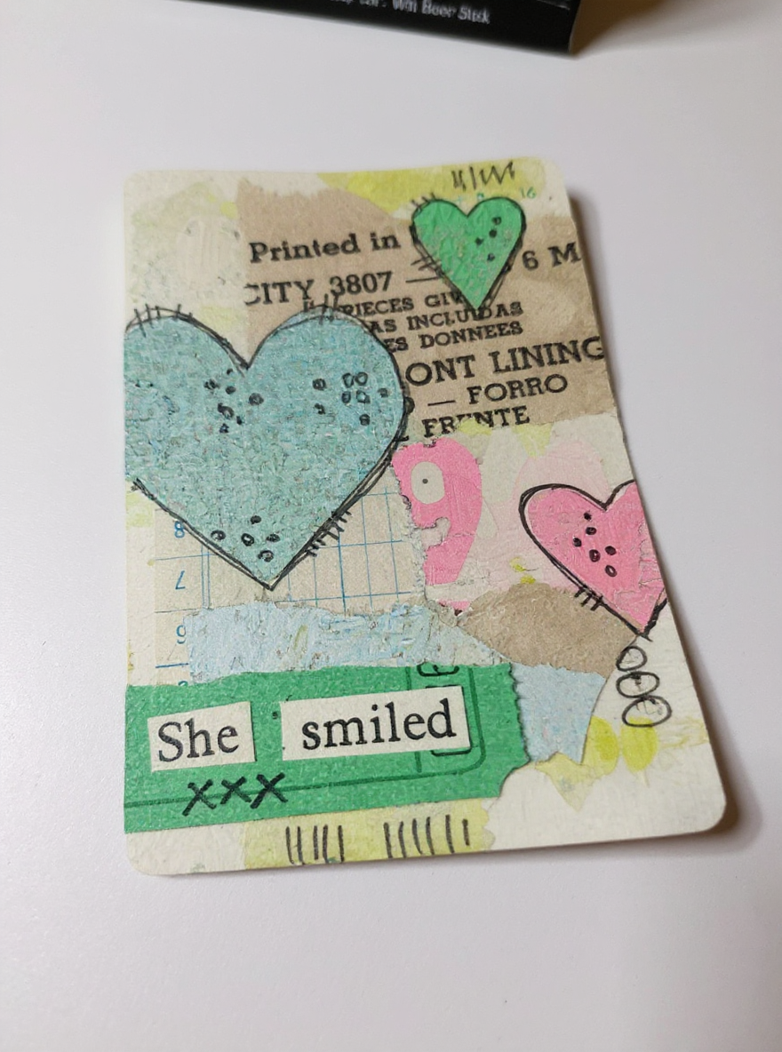 Modern Craft - Mixed Media Ephemera Art