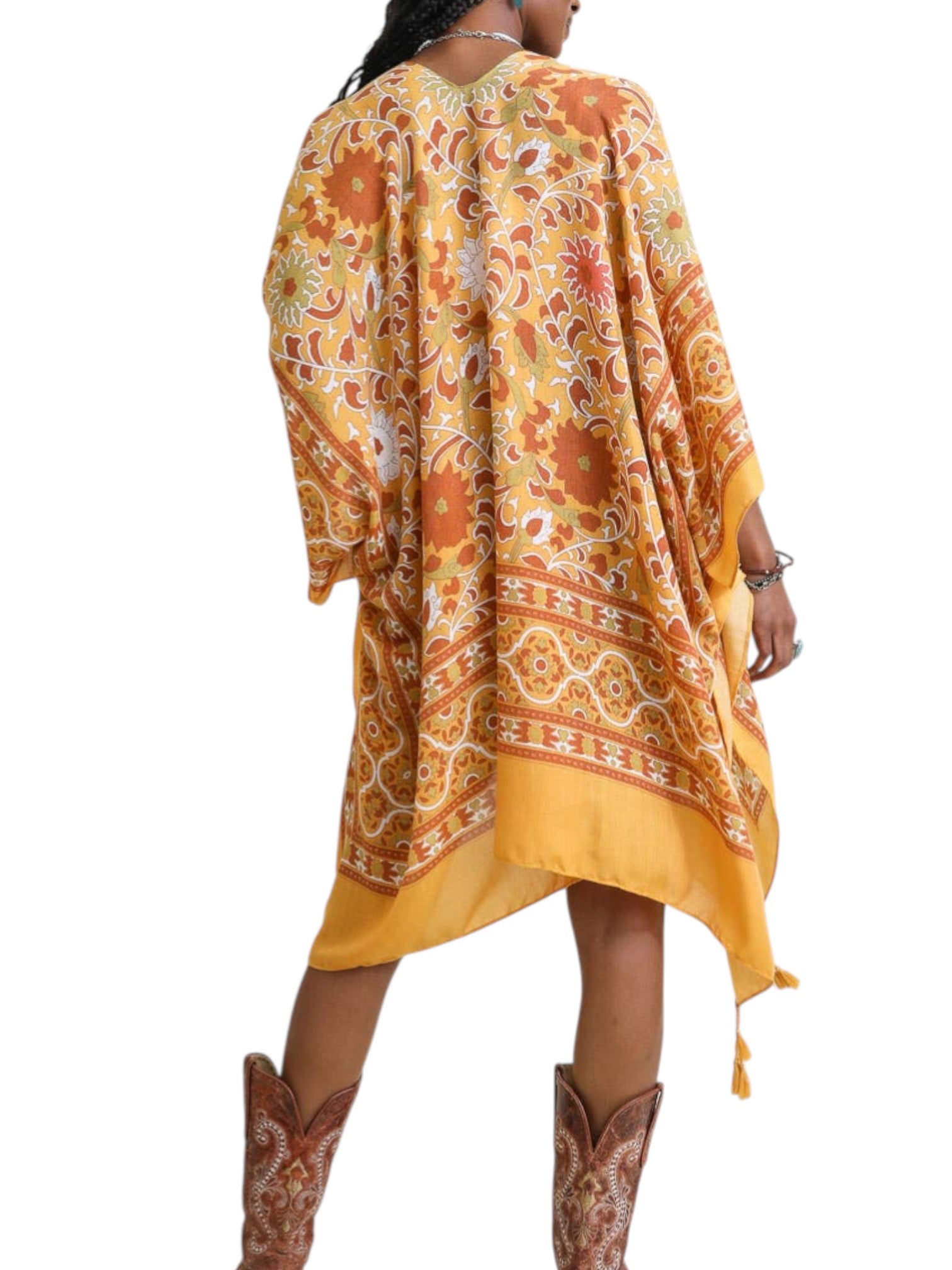 WHS Lightweight Moroccan Tassel Kimono