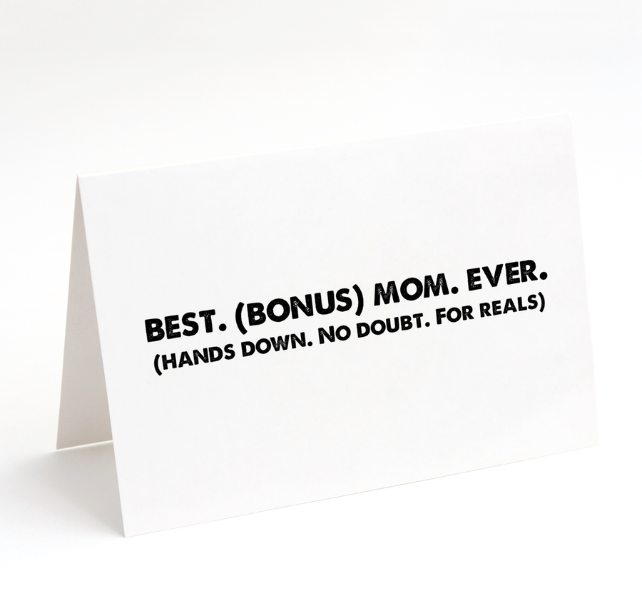 Card - Best Bonus Mom Ever