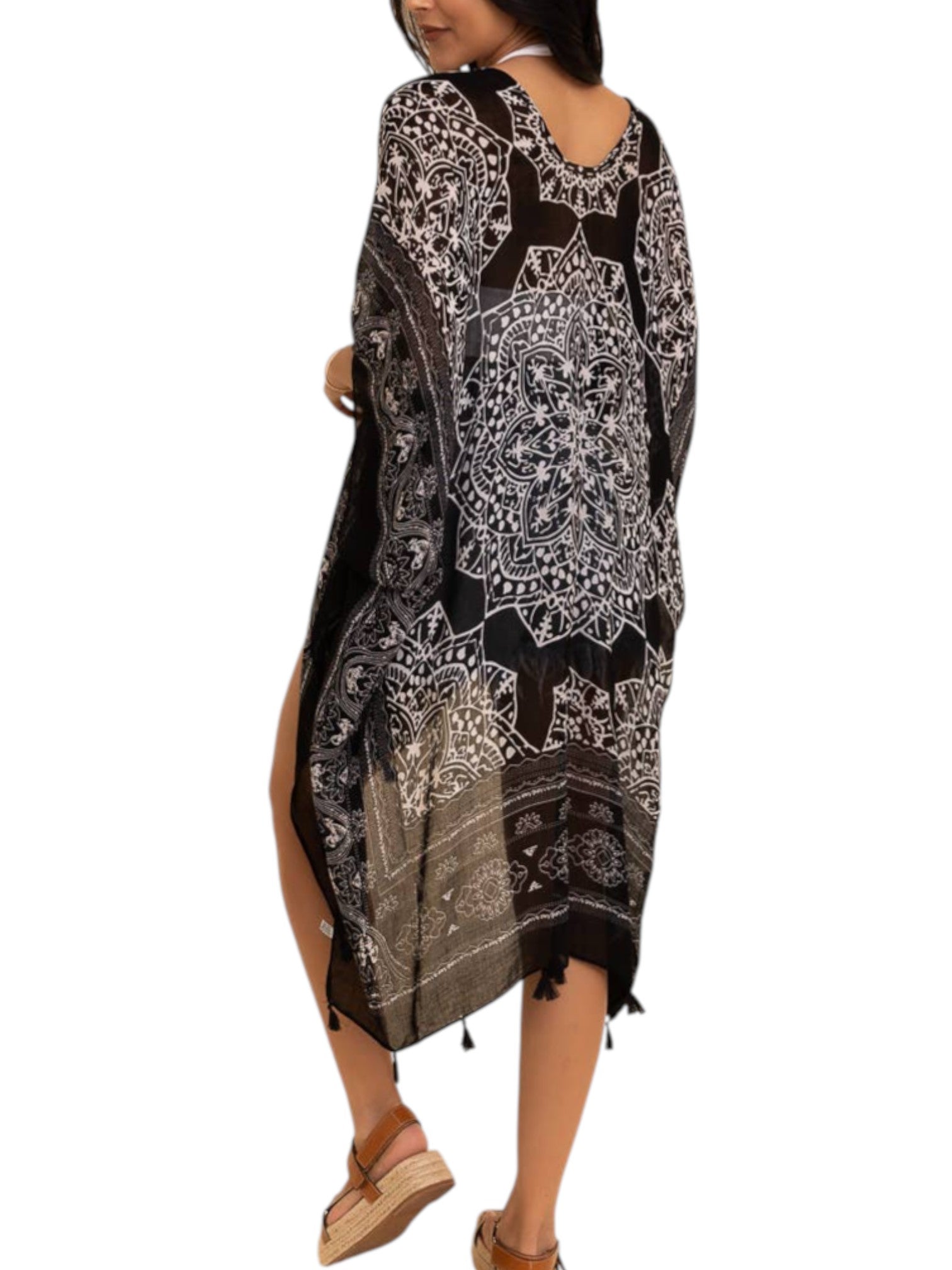 WHS Mandala Tassel Kimono