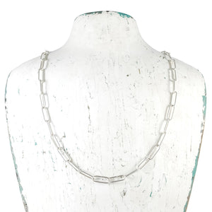 Petite Paperclip Chain - sterling silver