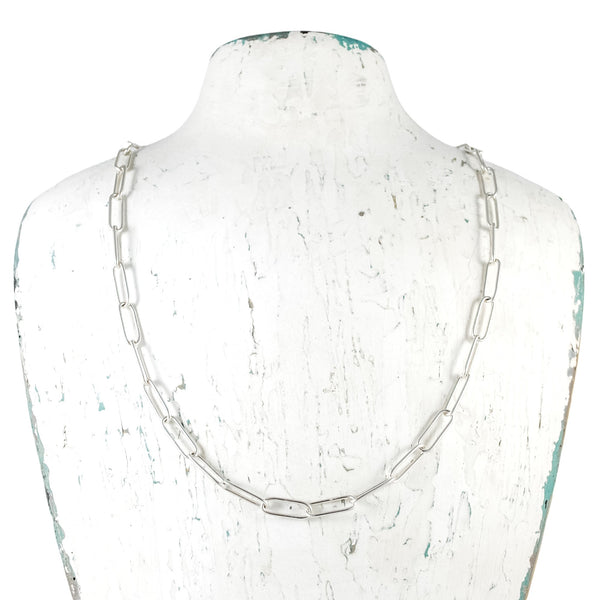 Petite Paperclip Chain - sterling silver