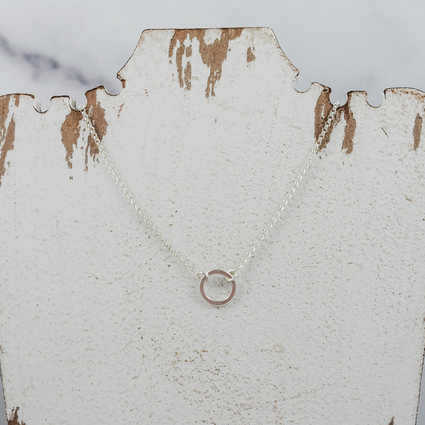 Petite Ring Pendant - sterling silver