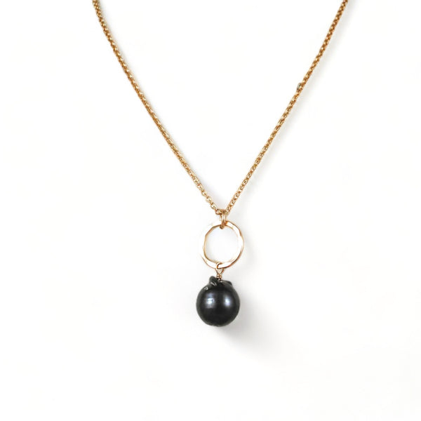 Baroque Pearl Pendant - gold filled