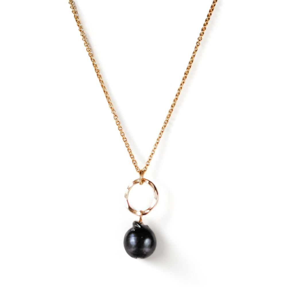 Baroque Pearl Pendant - gold filled