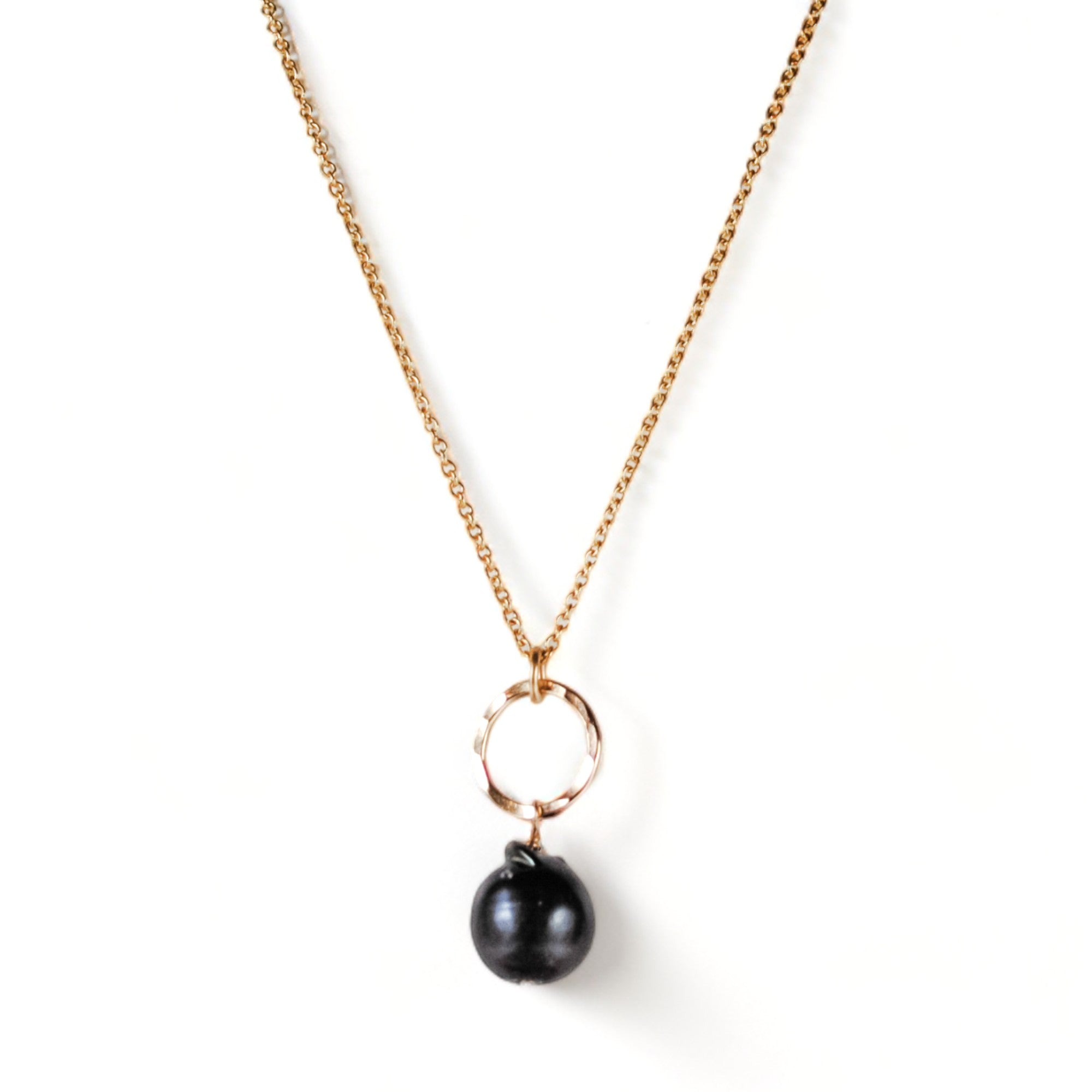 Baroque Pearl Pendant - gold filled