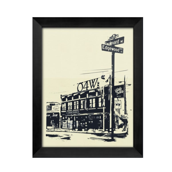 Old 4th Ward Rep Your Hood 20x26 Screen-Printed Poster
