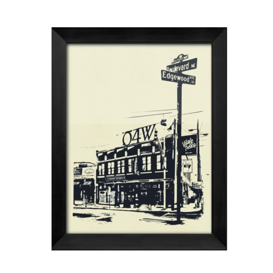 Old 4th Ward Rep Your Hood 20x26 Screen-Printed Poster