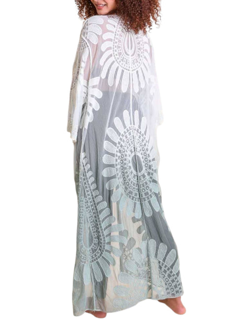Ombre Lace Kimono