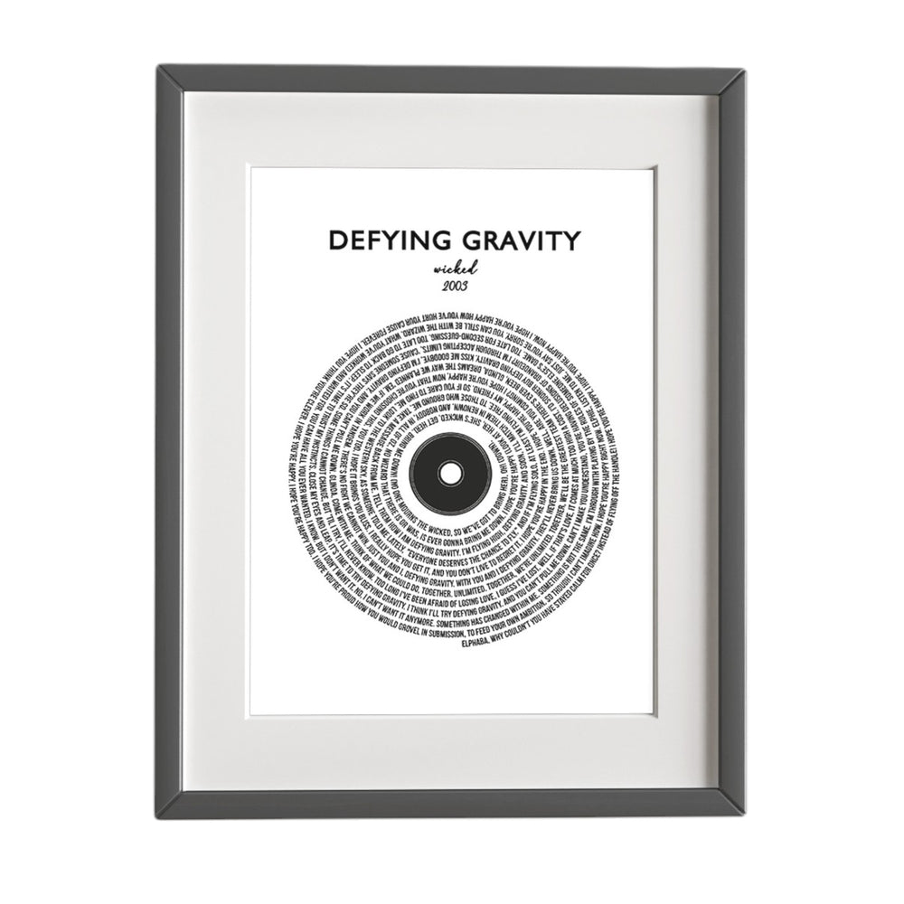 Choose Your Song! Lyric Wall Art - Custom & Premade Lyrics Available