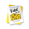 Fold in the Cheese Greeting Card with Magnet