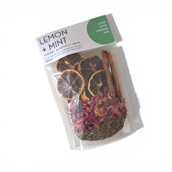 Stovetop Potpourri Kit - Lemon + Mint