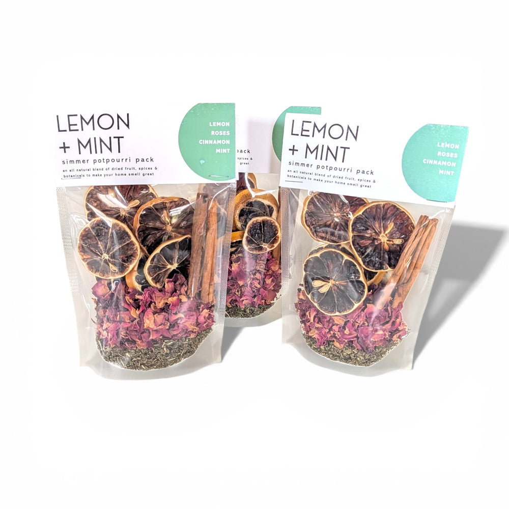 Stovetop Potpourri Kit - Lemon + Mint