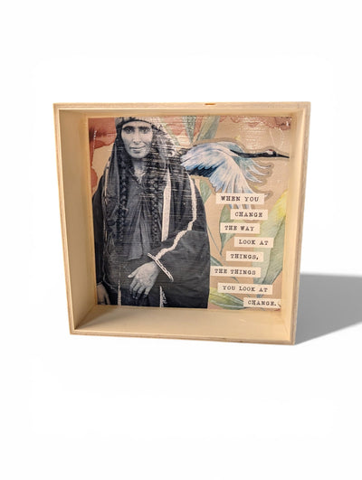 The Way You Look at Things Vintage Ephemera Picture Box