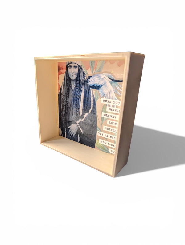 The Way You Look at Things Vintage Ephemera Picture Box