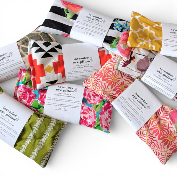 Spring Daisy - lavender eye pillow