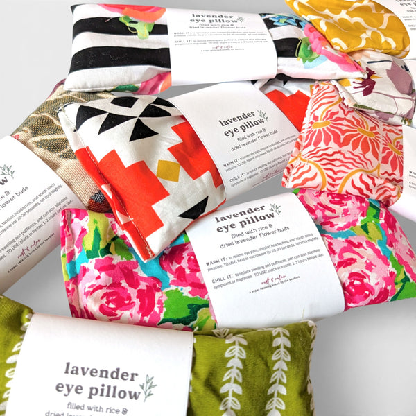 Spring Daisy - lavender eye pillow