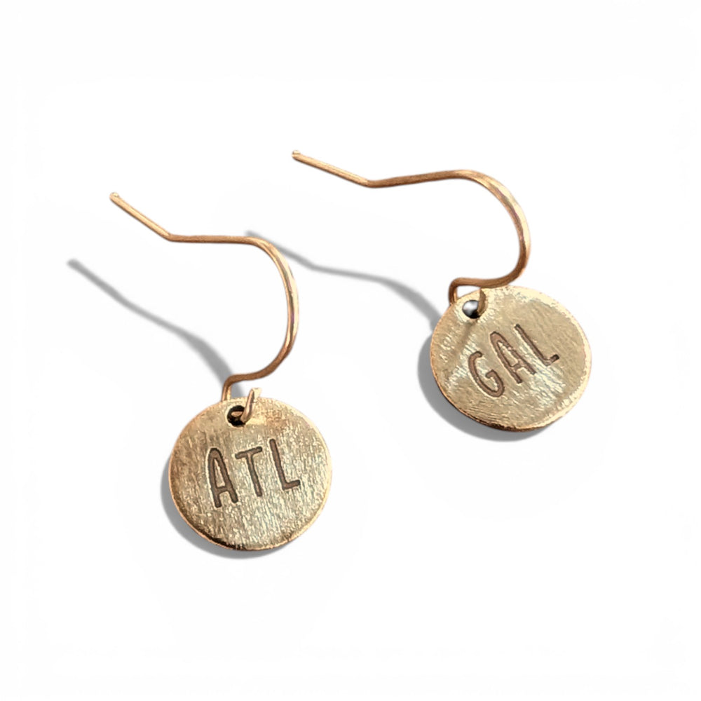 Telling Short Quote Earrings - ATL Gal