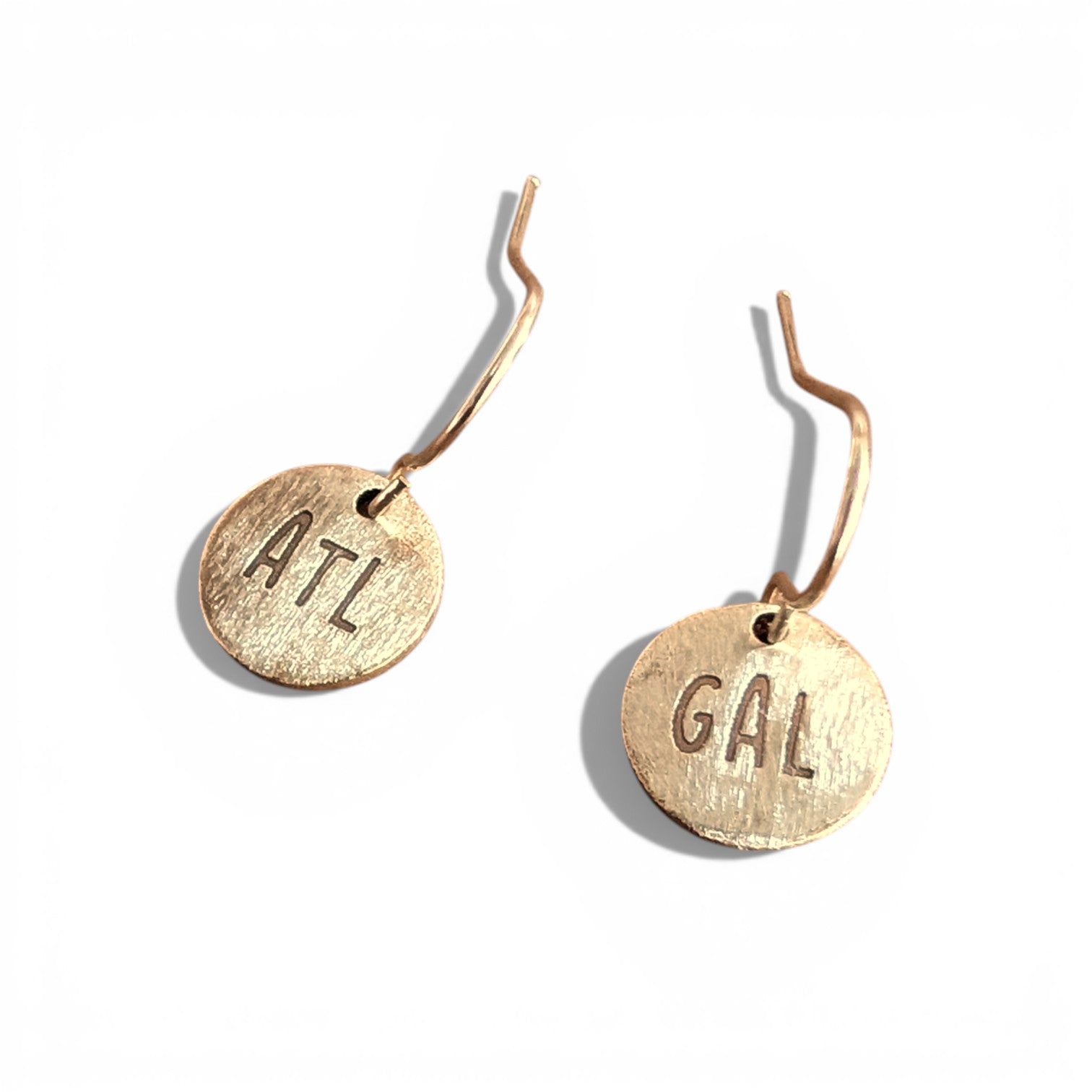 Telling Short Quote Earrings - ATL Gal